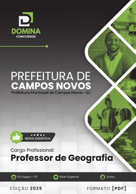 Apostila Professor de Geografia Campos Novos SC 2025