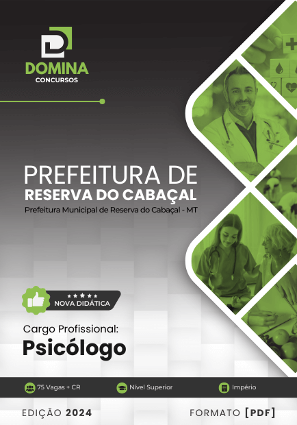 Apostila Psicólogo Reserva do Cabaçal MT 2024