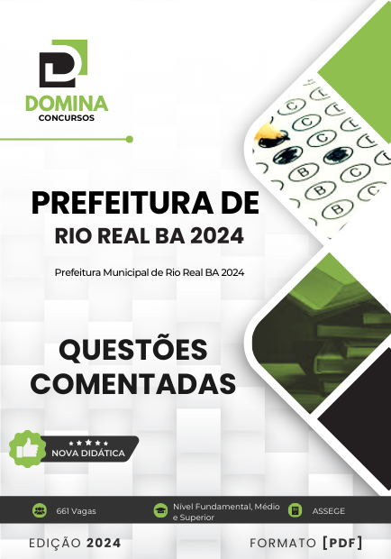 Questões Comentadas Rio Real BA 2024