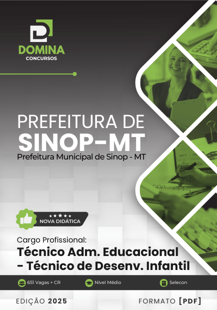 Apostila Técnico de Desenvolvimento Infantil Sinop MT 2025