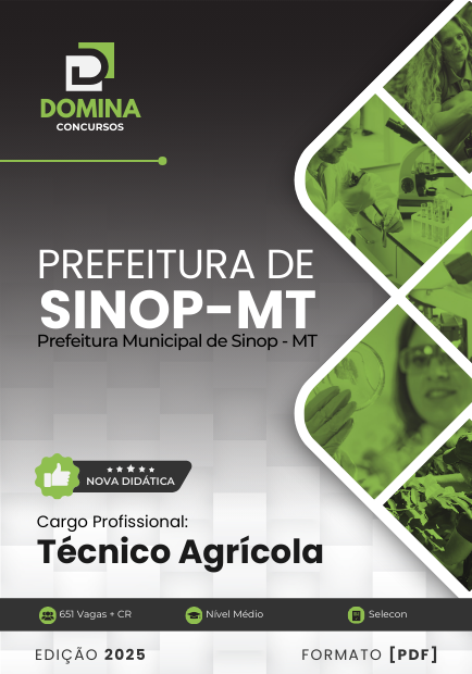 Apostila Técnico Agrícola Sinop MT 2025