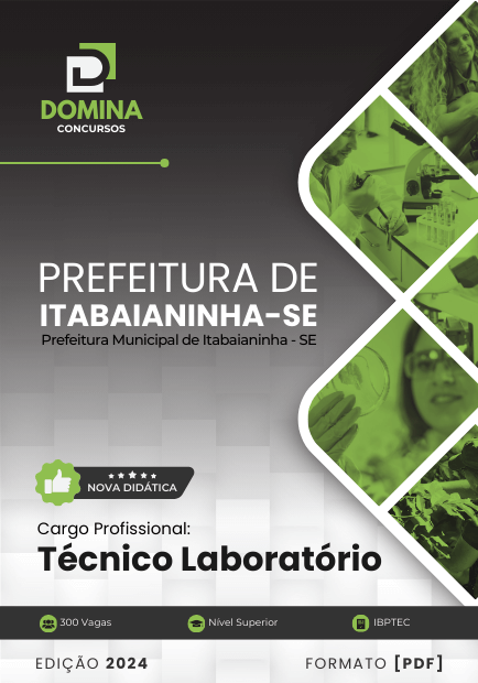 Apostila Técnico Laboratório Itabaianinha SE 2025