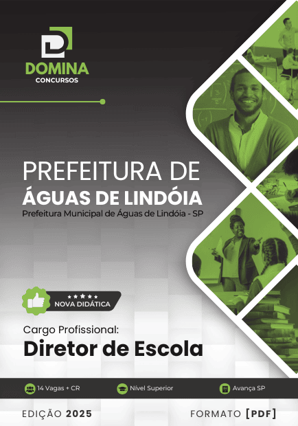 Apostila Diretor de Escola Águas de Lindóia SP 2025