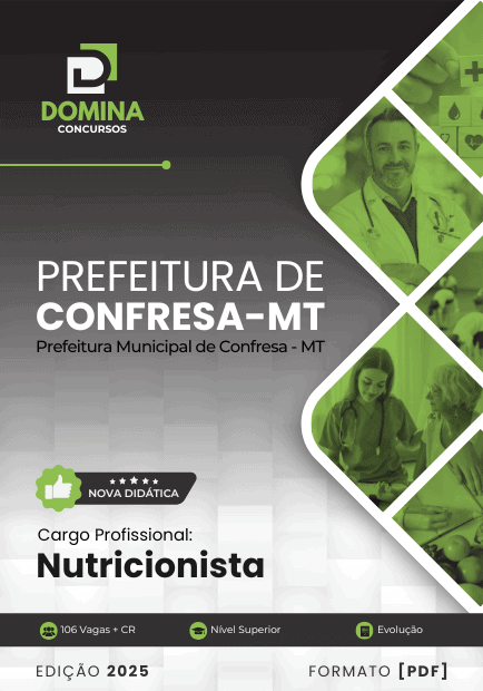 Apostila Nutricionista Confresa MT 2025