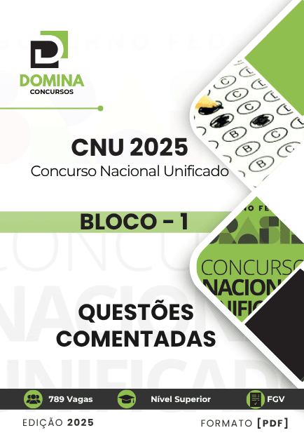 200 Questões Comentadas CNU 2025 - BLOCO 1