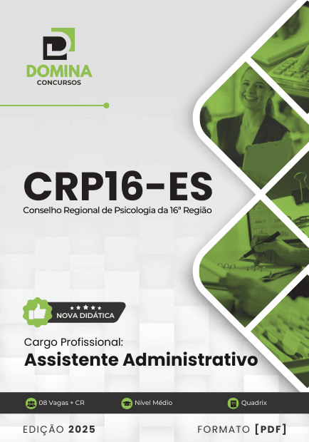 Apostila Assistente Administrativo CRP16 ES 2025