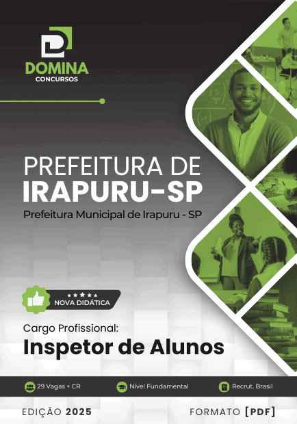 Apostila Inspetor de Alunos Irapuru SP 2025