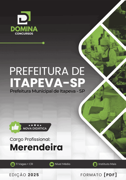 Apostila Merendeira Itapeva SP 2025