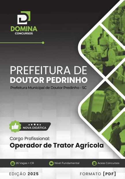 Apostila Operador de Trator Agrícola Doutor Pedrinho SC 2025
