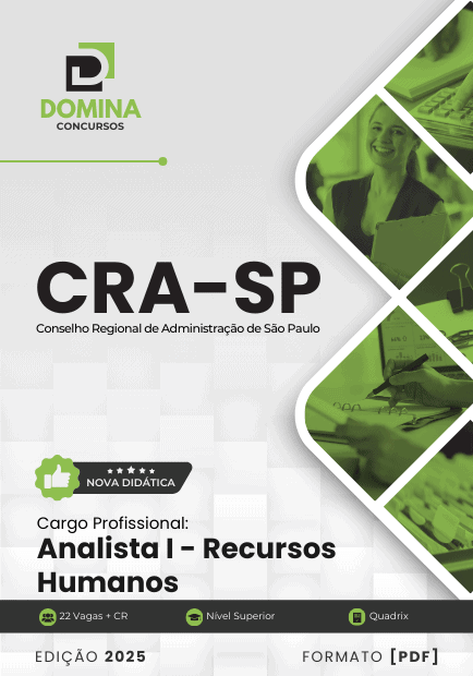 Apostila Analista Recursos Humanos CRA SP 2025