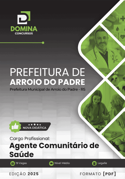 Apostila Agente Comunitário de Saúde Arroio do Padre RS 2025