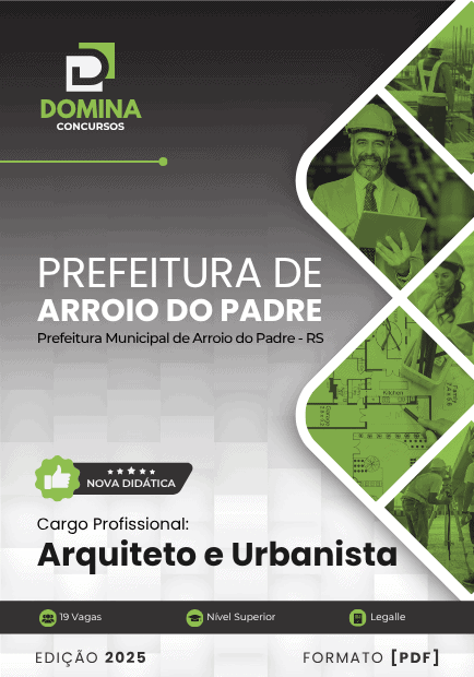 Apostila Arquiteto e Urbanista Arroio do Padre RS 2025