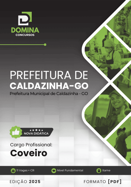 Apostila Coveiro Caldazinha GO 2025