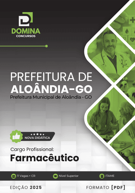 Apostila Farmacêutico Aloândia GO 2025