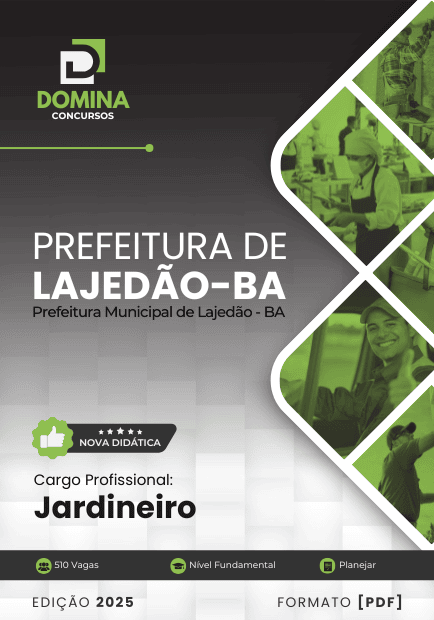 Apostila Jardineiro Lajedão BA 2025