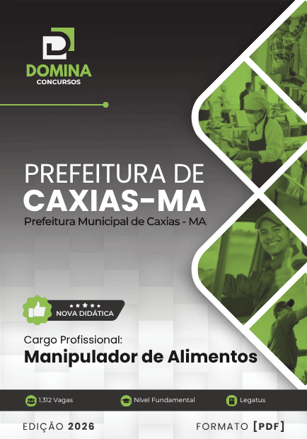 Apostila Manipulador de Alimentos Caxias MA 2026