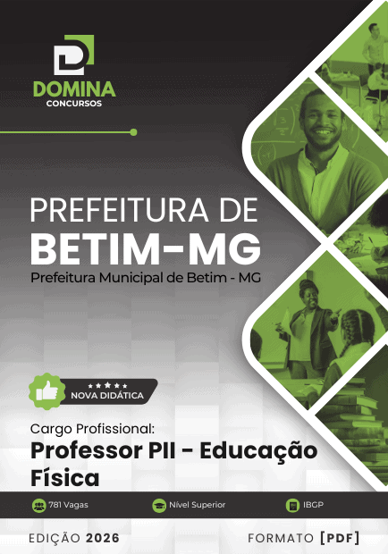 Apostila Professor de Educação Física Betim MG 2026