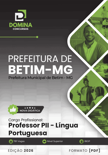 Apostila Professor de Português Betim MG 2026