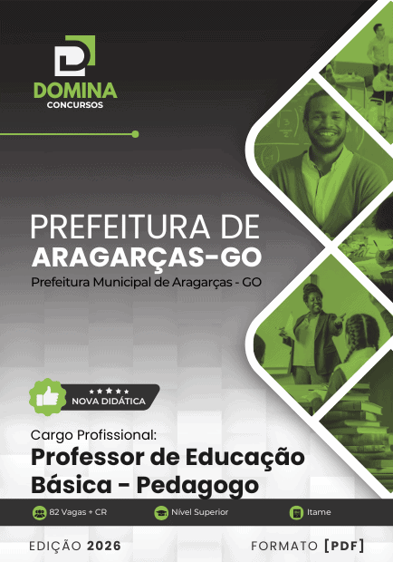 Apostila Professor de Educação Básica Pedagogo Aragarças GO 2026