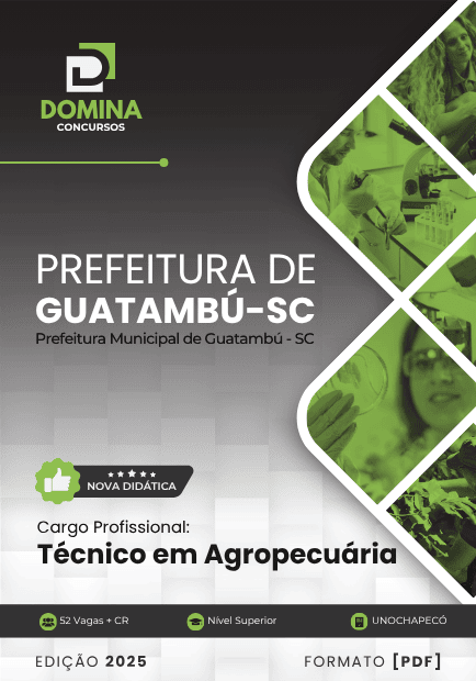 Apostila Técnico em Agropecuária Guatambú SC 2025