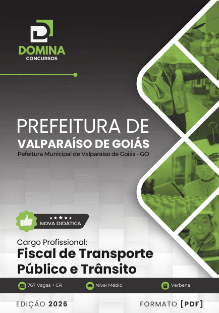 Apostila Fiscal de Transporte Público e Trânsito Valparaíso de Goiás GO 2026