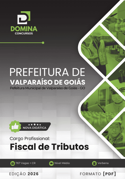 Apostila Fiscal de Tributos Valparaíso de Goiás GO 2026