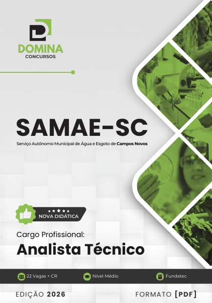 Apostila Analista Técnico SAMAE Campos Novos SC 2026