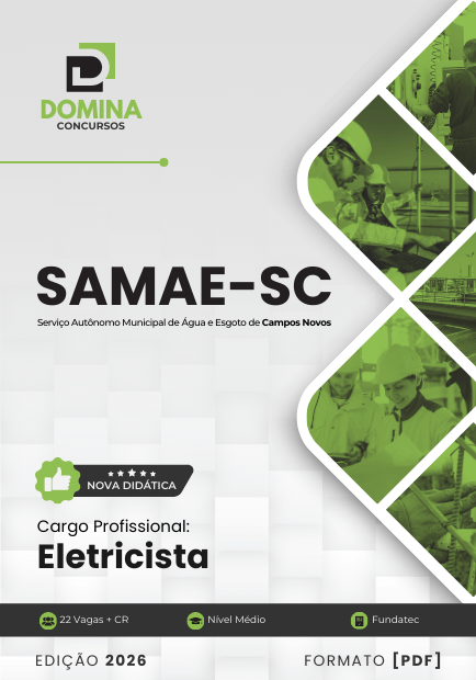 Apostila Eletricista SAMAE Campos Novos SC 2026
