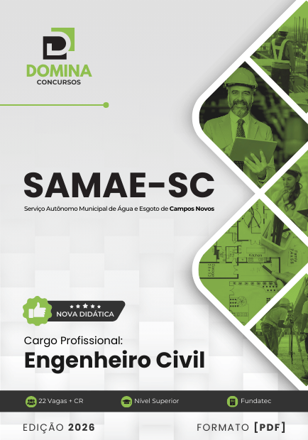 Apostila Engenheiro Civil SAMAE Campos Novos SC 2026