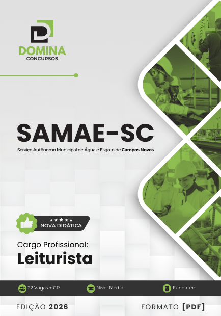 Apostila Leiturista SAMAE Campos Novos SC 2026