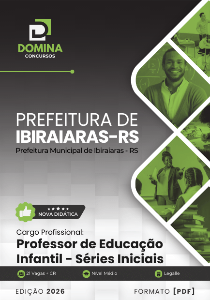 Apostila Professor de Séries Iniciais Ibiraiaras RS 2026