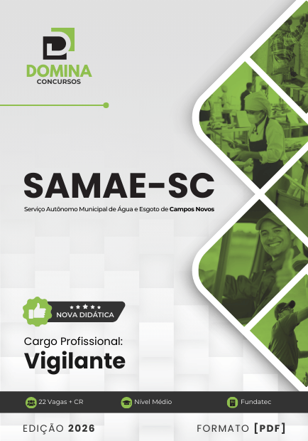 Apostila Vigilante SAMAE Campos Novos SC 2026
