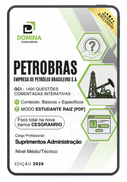 1400 Questões Comentadas Petrobras Suprimentos Administração Cesgranrio